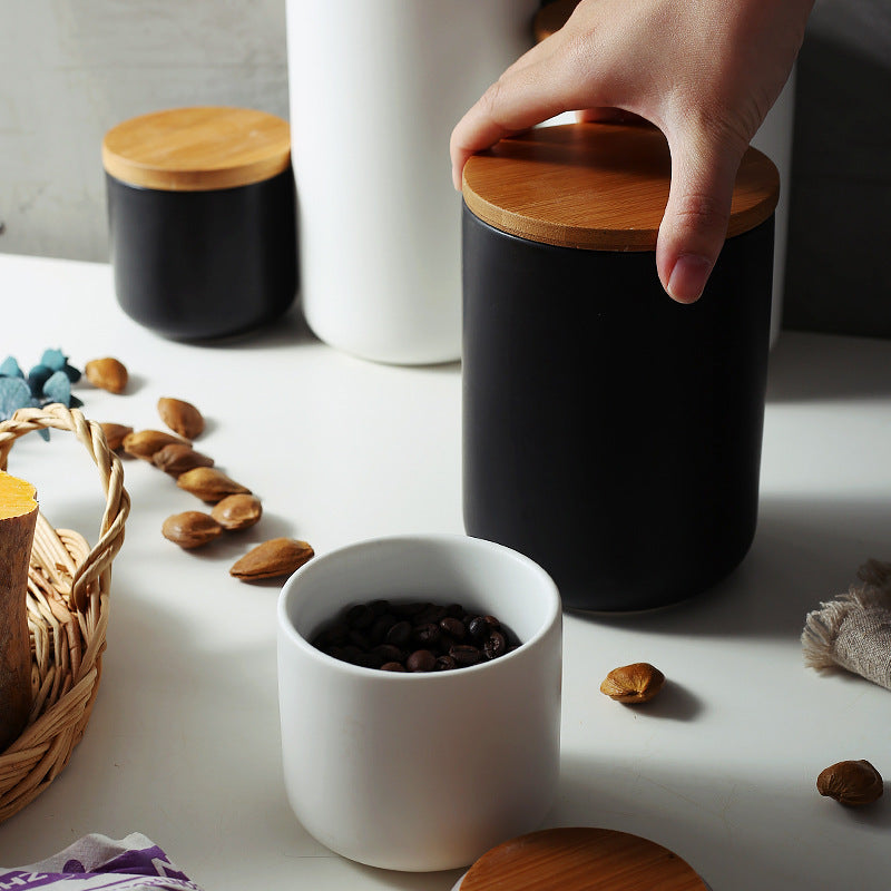 Ceramic Storage Jar with Lid